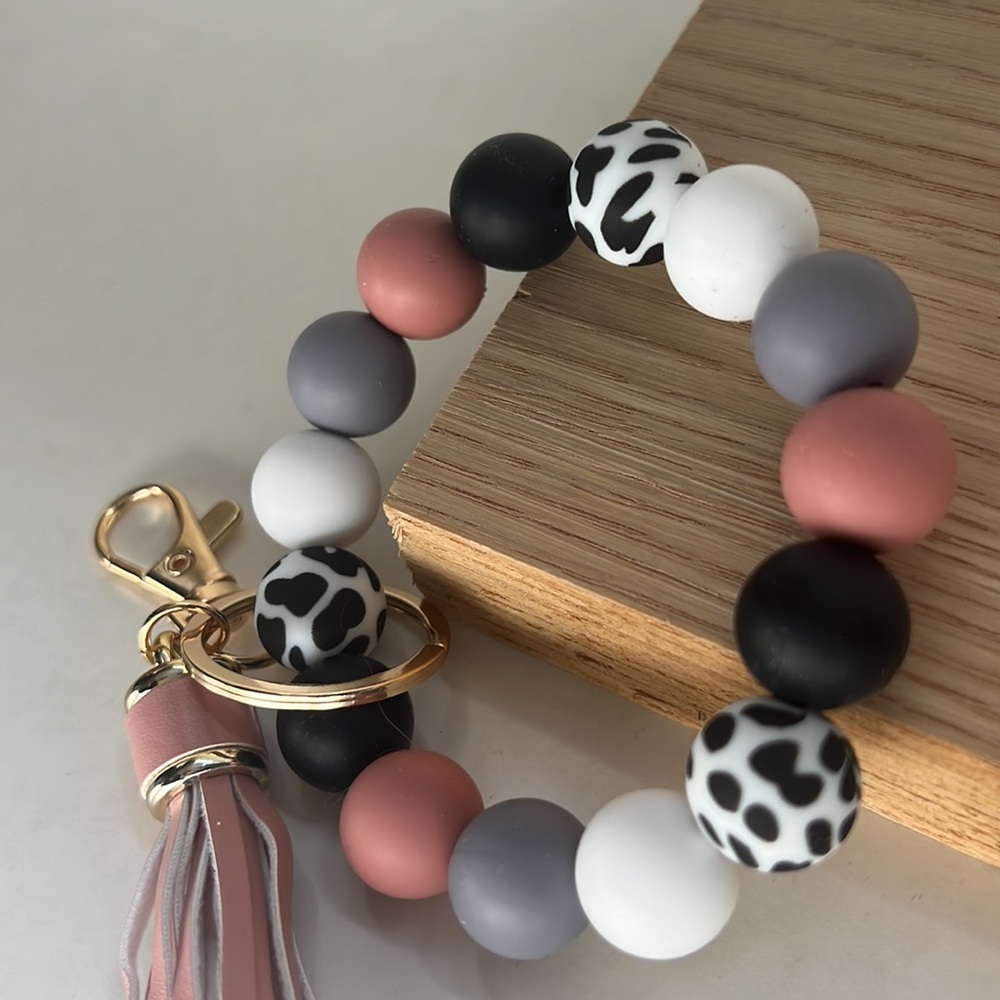 Keychain Silicone bead wristlet - Picture 1 of 3
